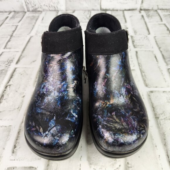 Alegria Sitka Women's US 7-7.5 EU 37 Black Zip Casual Slip Resistant Ankle Boots - Picture 9 of 10